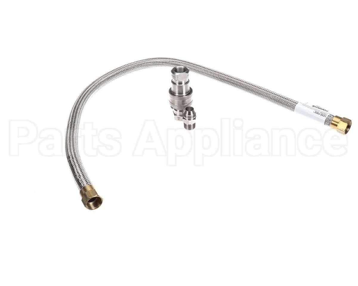 W75B2Q48 Dormont Hi-Psi Water Connector, 3/4 Dia., 48 L,