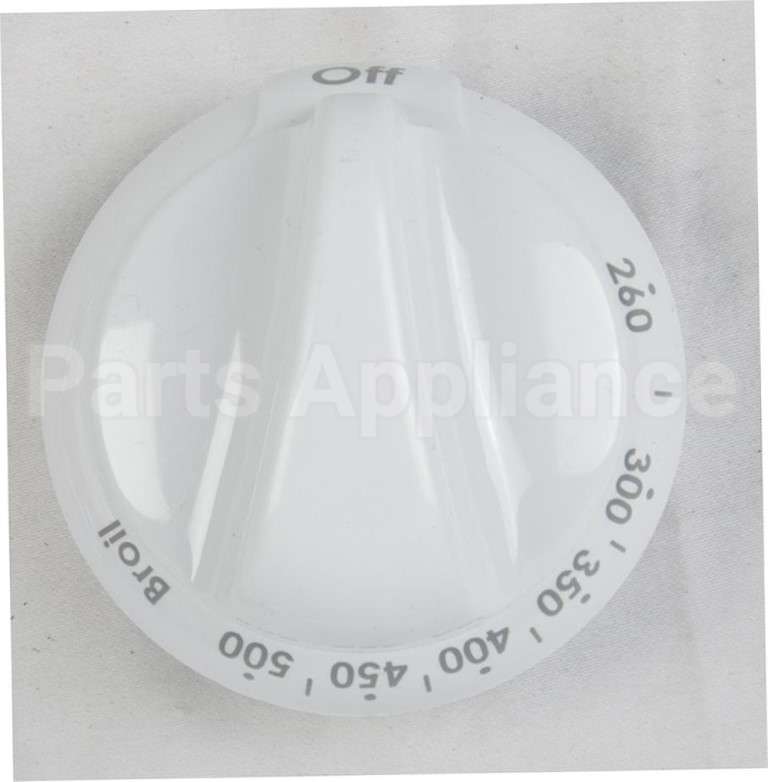 WB03K10244 GE Range Thermostat Knob - White