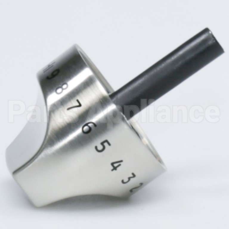 WB03K10265 GE Gas Range Knob - Stainless Steel