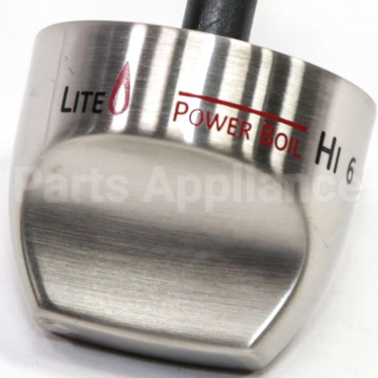 WB03K10266 GE Range Knob - Stainless Steel