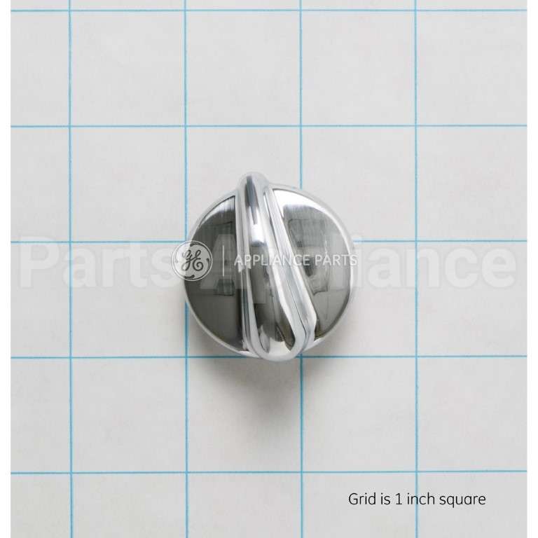 WB03X10316 GE Range Tri-Chrome Plated Knob (Ss)