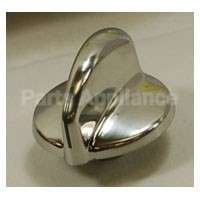 WB03X10316 GE Range Tri-Chrome Plated Knob (Ss)