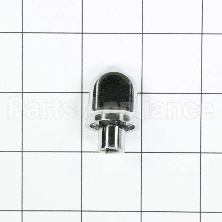 WB03X10317 GE Knob Vent Tri-Chrome Pl