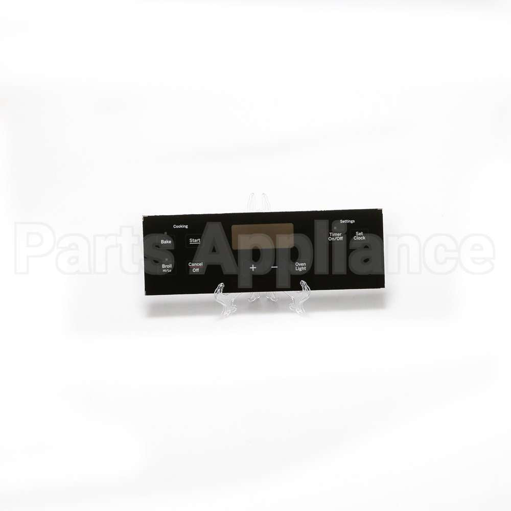 WB07X21373 GE Range Control Overlay - Black