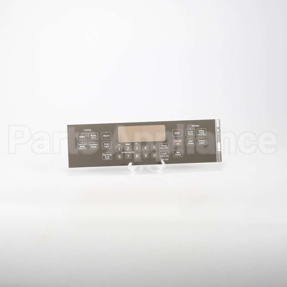 WB07X21417 GE Range Control Panel - Gray