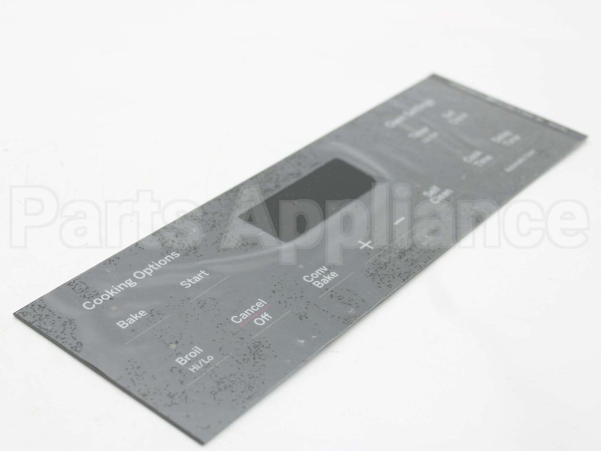 WB07X26740 GE Faceplate Graphics (Gy)