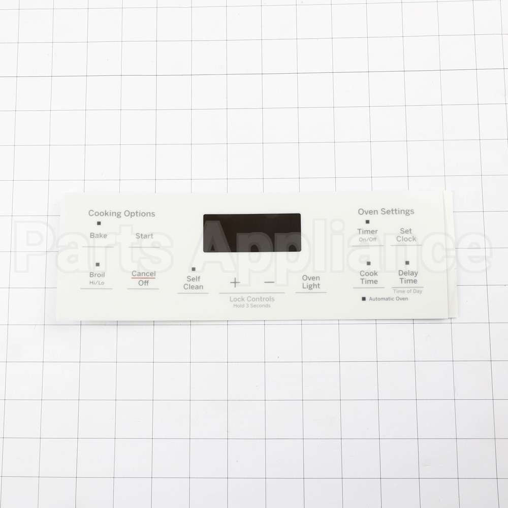 WB07X44619 GE Faceplate Graphics-White