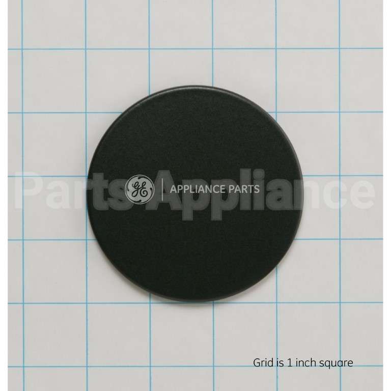 WB13T10036 GE Burner Cap Lt Frt -Sbk