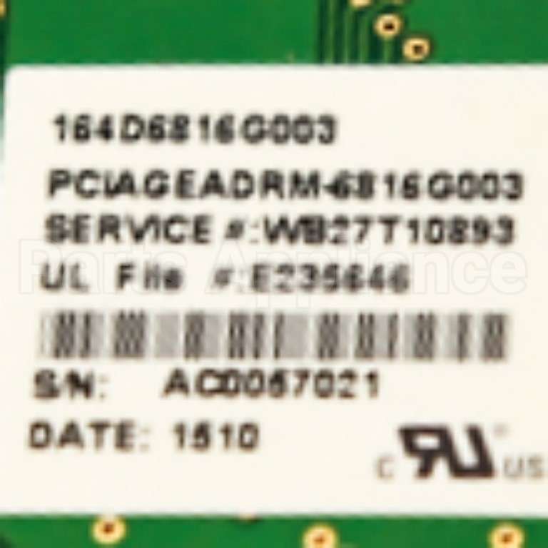 WB27T10893 GE Daugther Relay Board