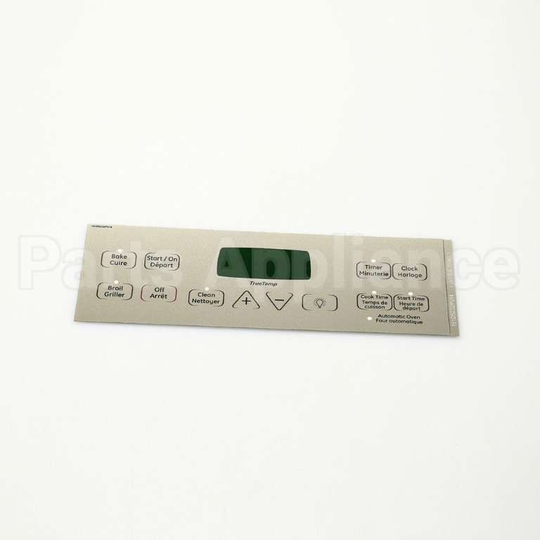 WB27T11011 GE Faceplate Graphics (Ss)