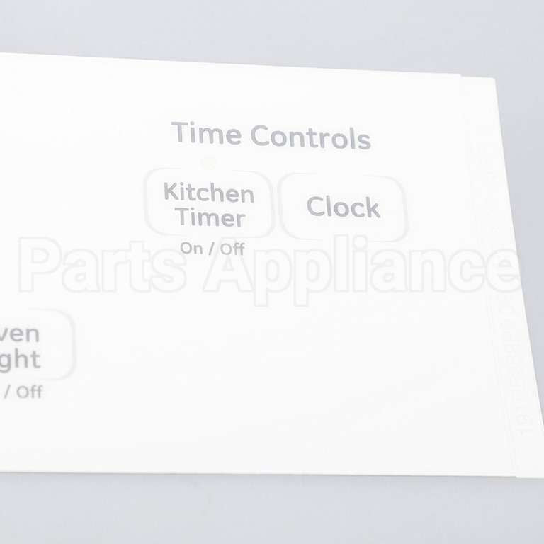 WB27T11014 GE Faceplate Graphics (Wh)