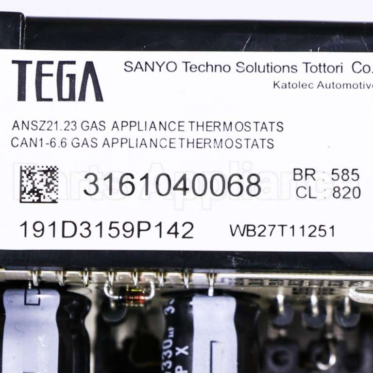 WB27T11251 GE Oven Control (Erc3B)