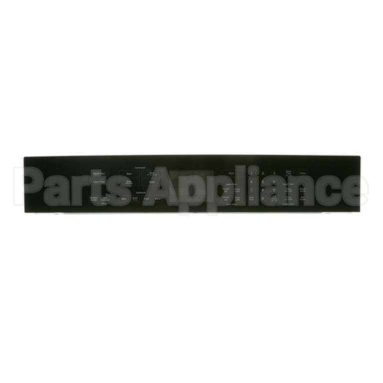 WB27T11483 GE Control Panel Glass Asm