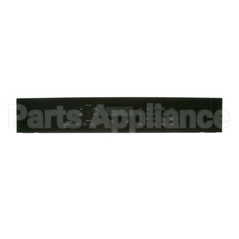 WB27X21762 GE Control Panel Glass Asm