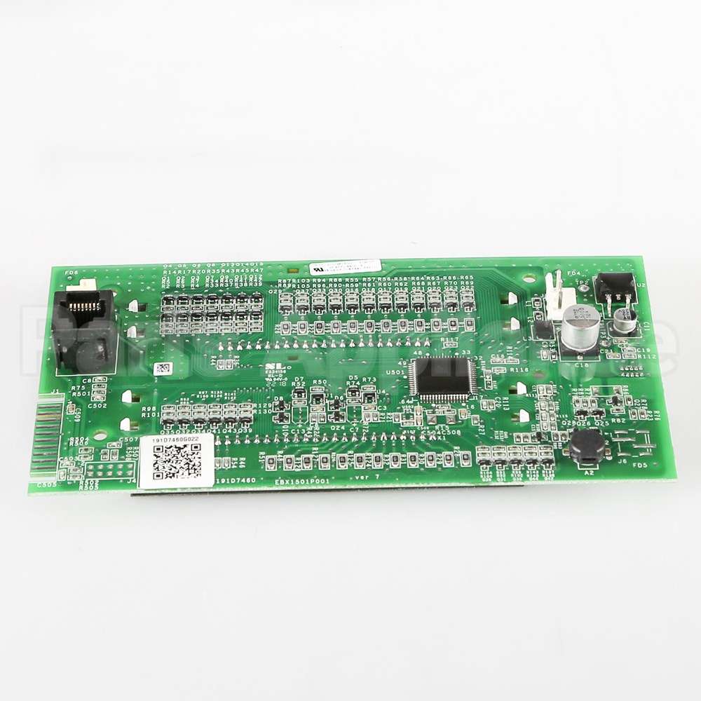 WB27X29601 GE Control Board And Overlay Asm White Led