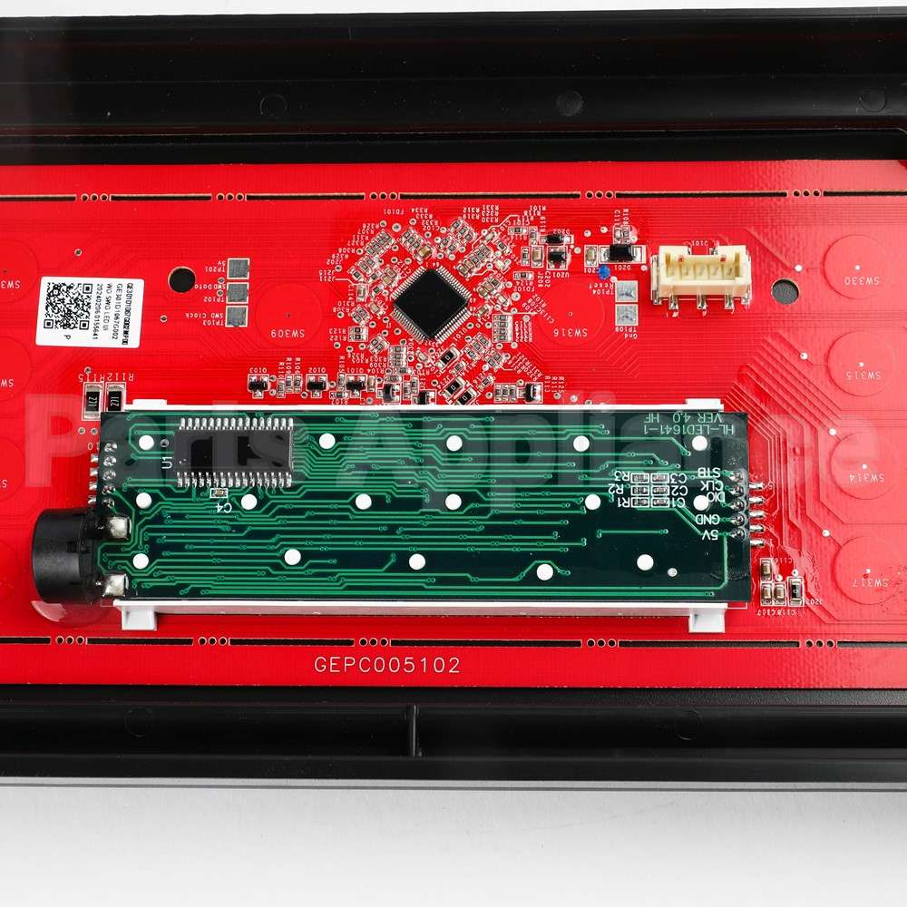 WB27X39812 GE Stainless Ui Lcd Control Panel
