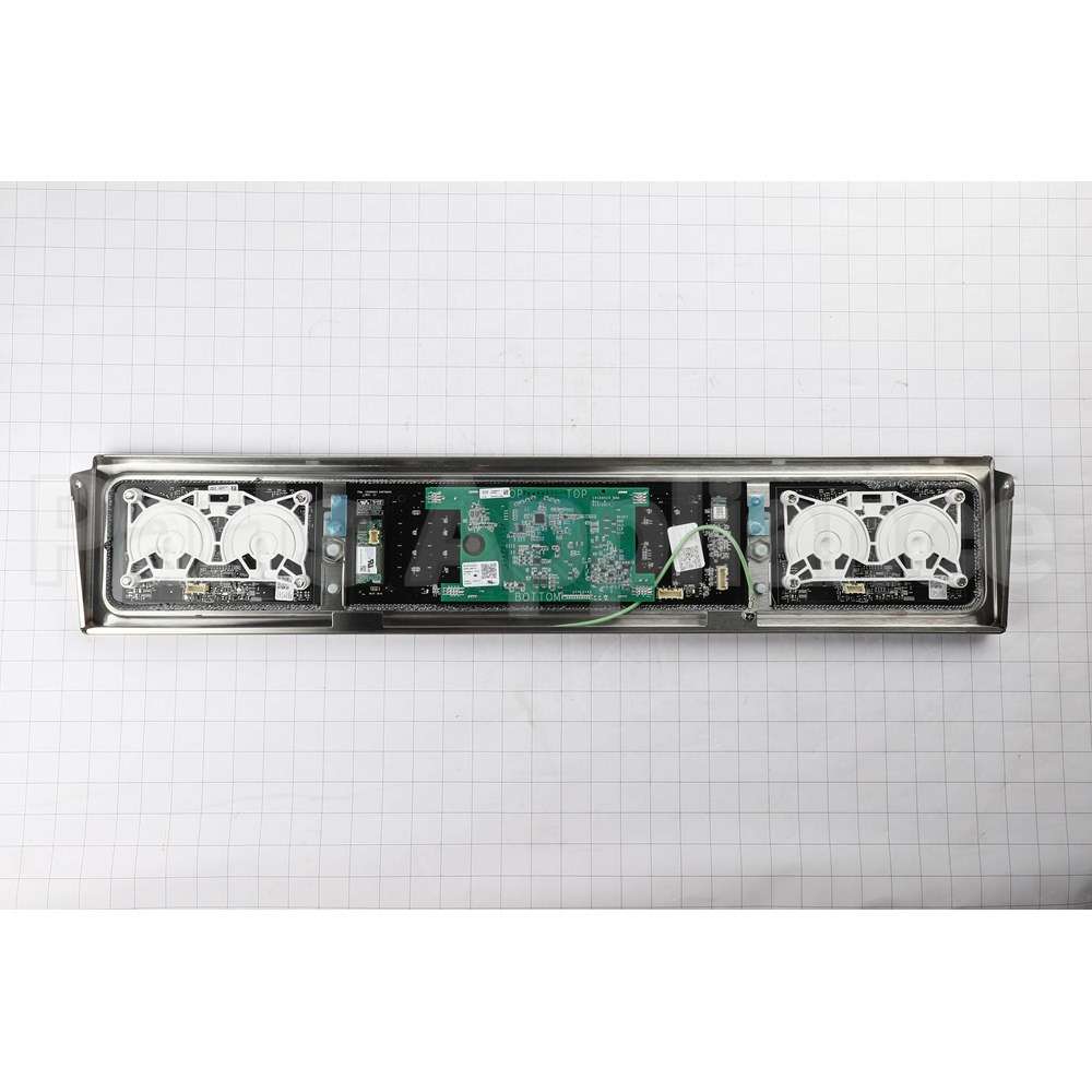 WB27X43576 GE Stainless Control Panel Overlay W/ Wifi