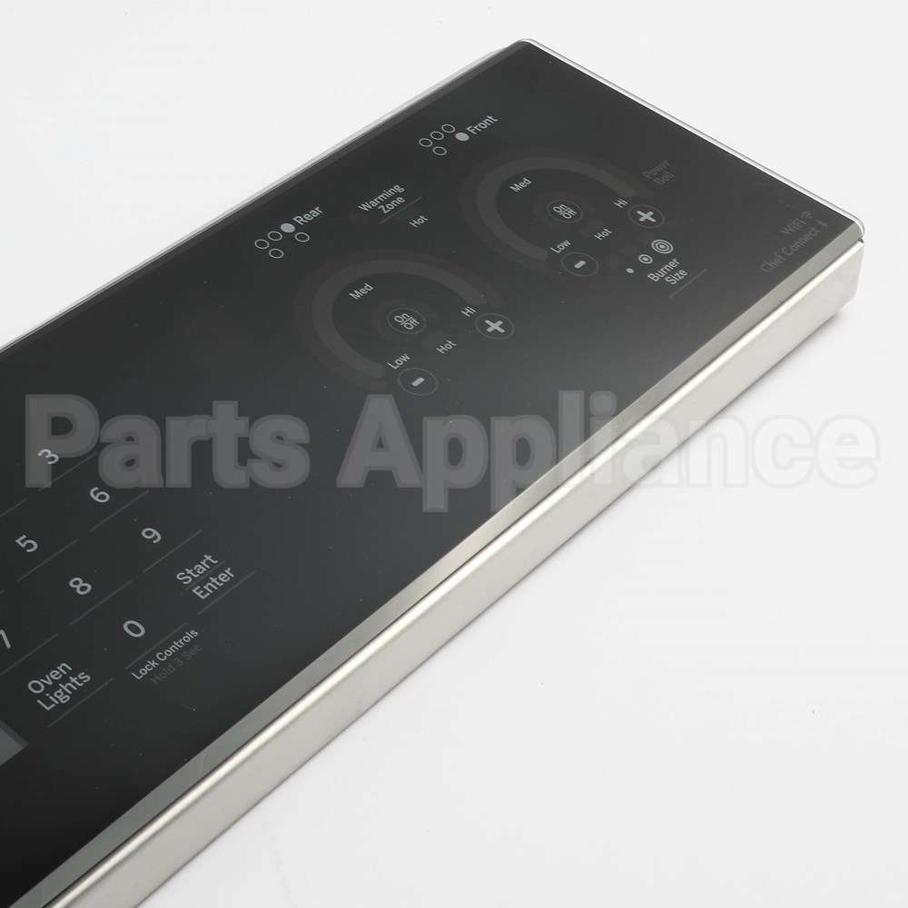 WB27X43579 GE Stainless Control Panel Overlay W/ Wifi