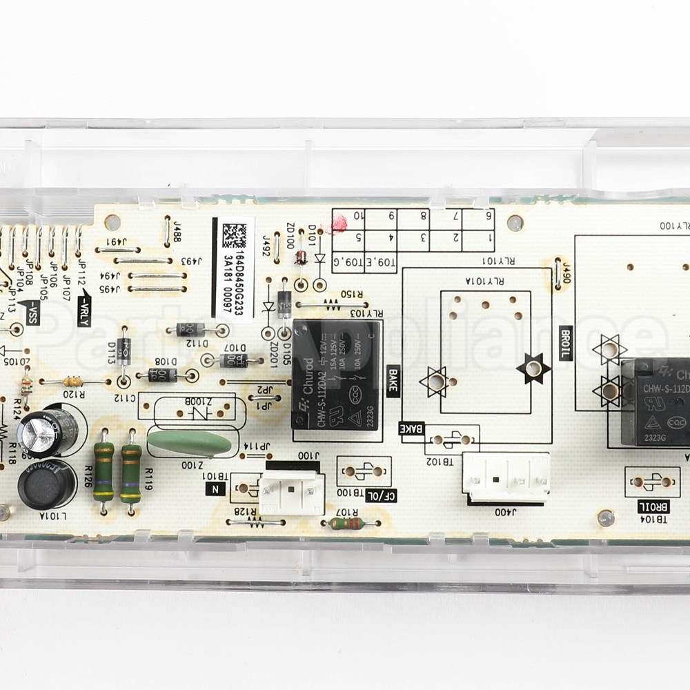 WB27X44728 GE Control Oven To9 (Gas)