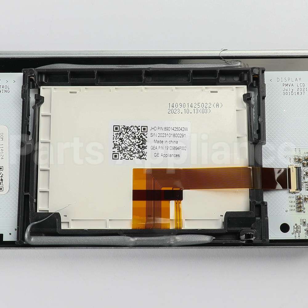 WB27X45326 GE Control Panel Stainless