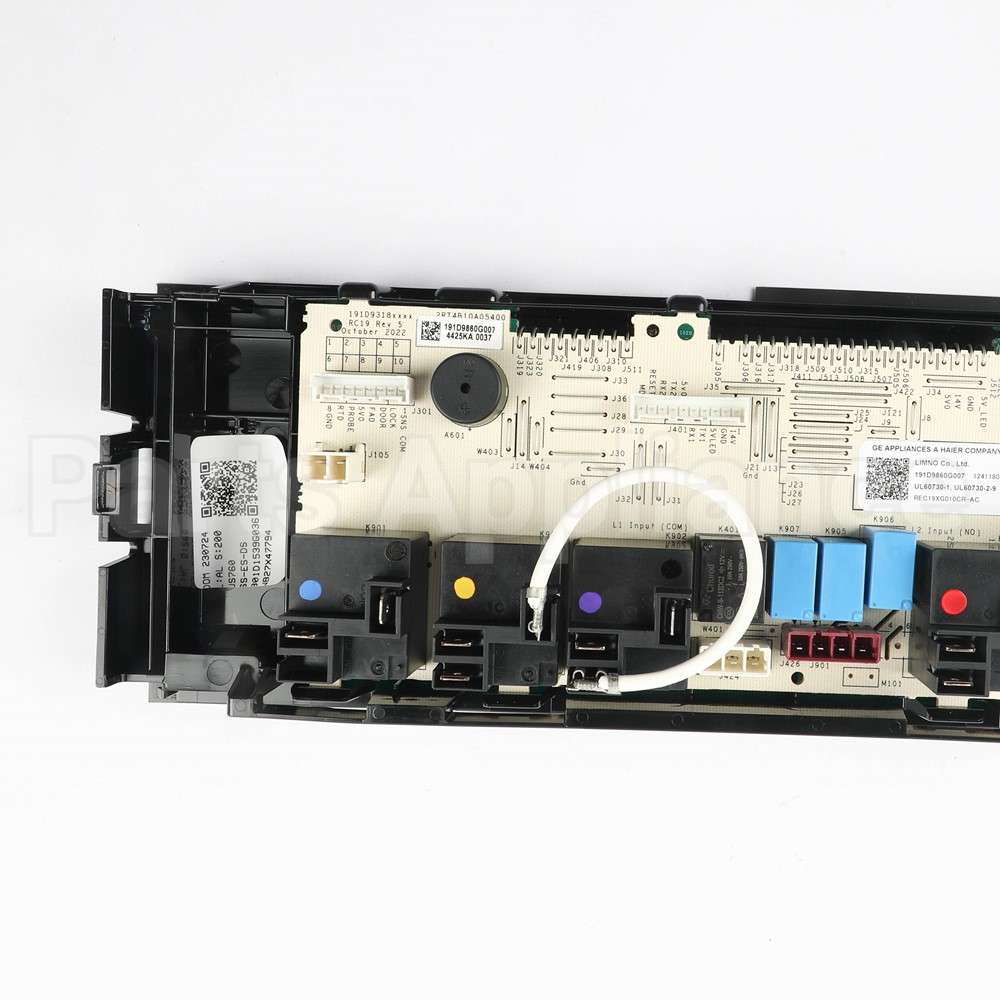 WB27X47794 GE Control & Faceplate