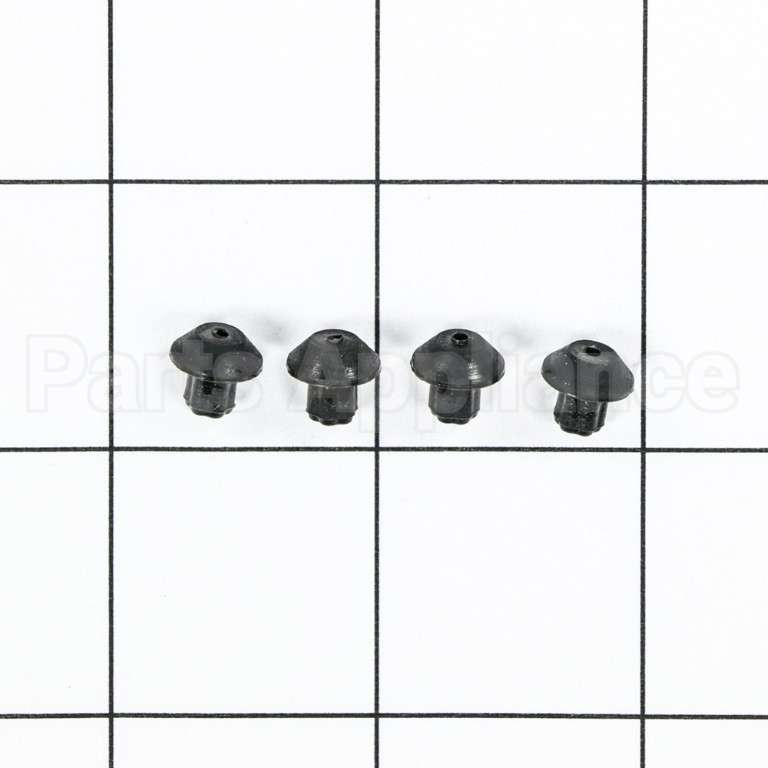 WB2K101 GE Gas Range Grate Rubber Feet - Set Of 4