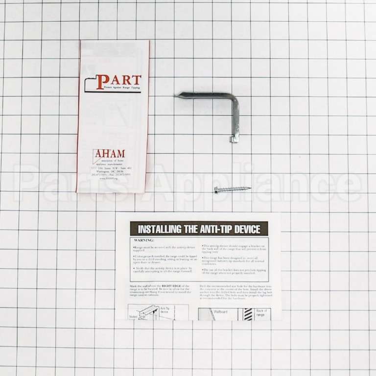 WB2K20 GE Range Anti-Tip Bracket