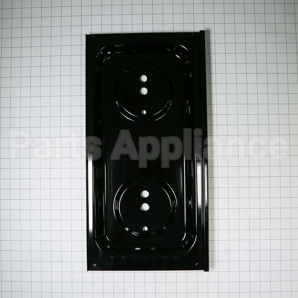 WB32X10072 GE Double Burner Pan-Left- Flange Gas