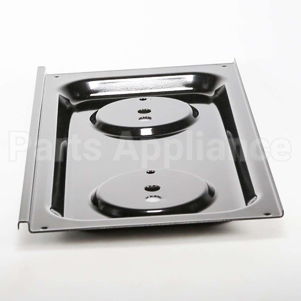 WB32X10072 GE Double Burner Pan-Left- Flange Gas