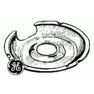WB32X5059 GE Range 6" Drip Bowl - Gray Porcelain"