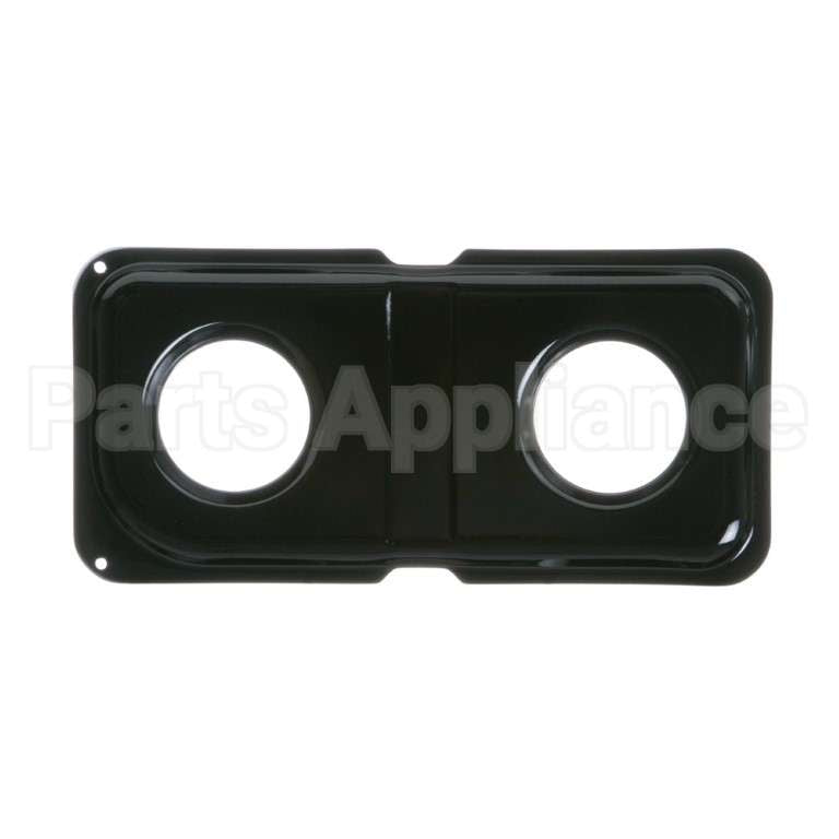 WB34K10010 GE Burner Pan, Left (Bk)