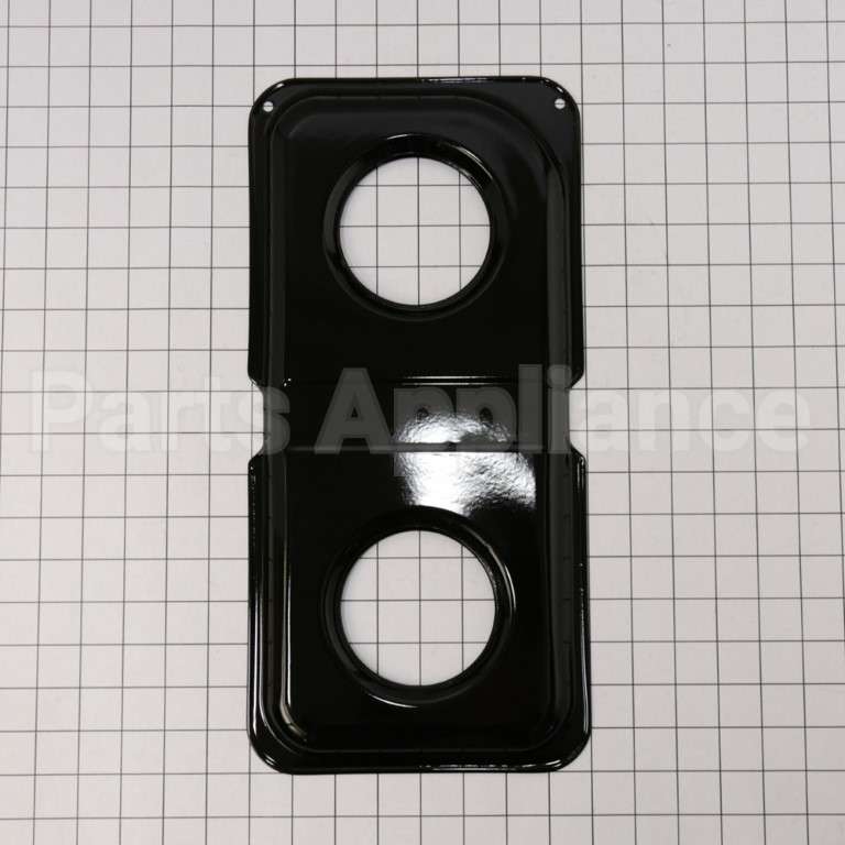 WB34K10010 GE Burner Pan, Left (Bk)