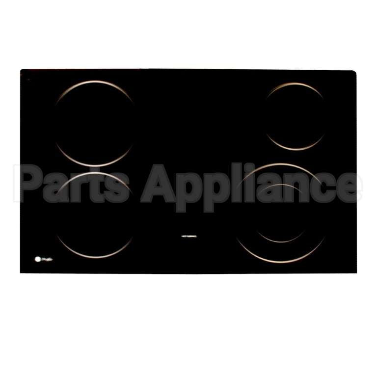 WB62T10525 GE Maintop Glass Asm (Bk)