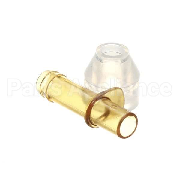 WC-37317 Compatible Curtis Fitting, Straight Barbed, W/ Bushing