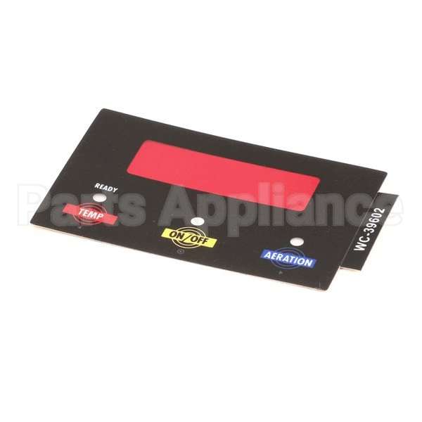 WC-39602 Compatible Curtis Label, Ucm Overlay Control Pan