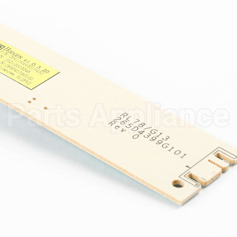 WD21X30321 GE Configured Ui Control Board