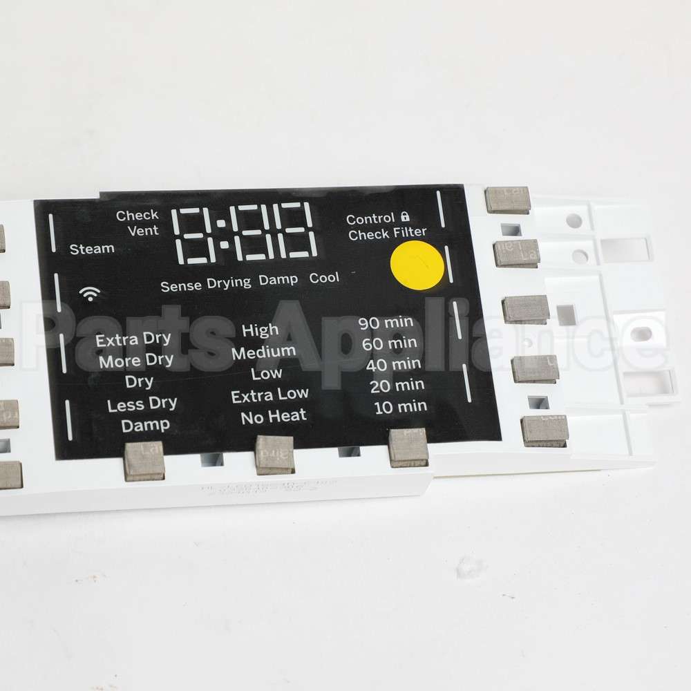 WE22X37339 GE User Interface Board Fl Dryer 65