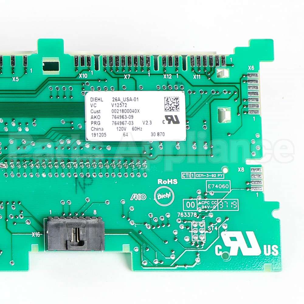 WH18X27222 GE Washing Machine Control Board