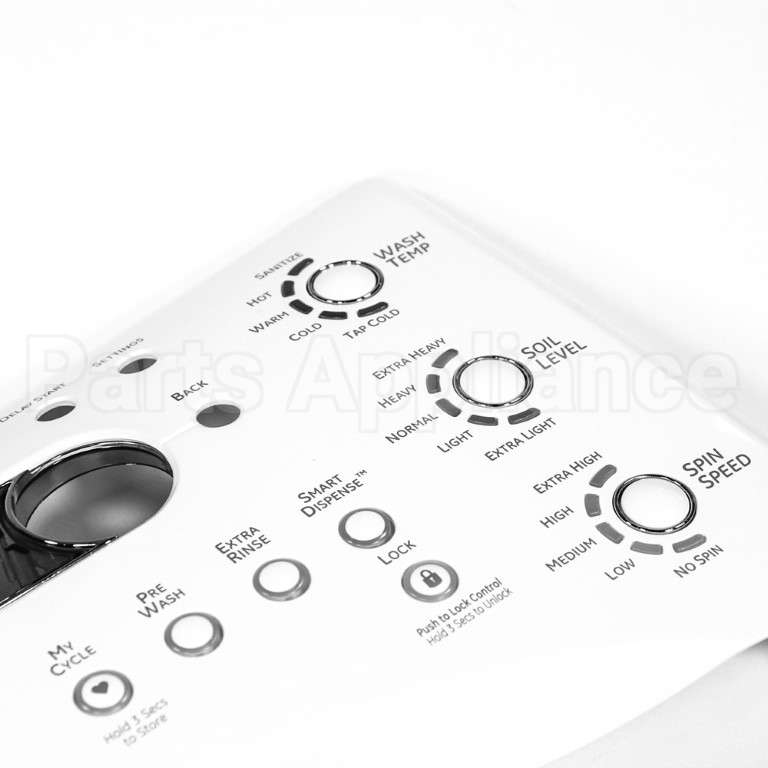 WH42X10781 GE Control Panel Asm Ww