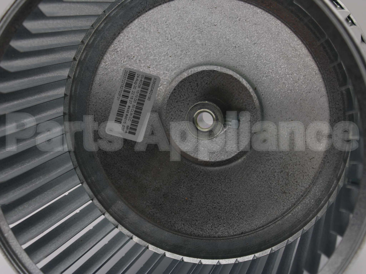 WHL0502 Trane 10"X10" Cw Blwr Wheel,1/2"Bore