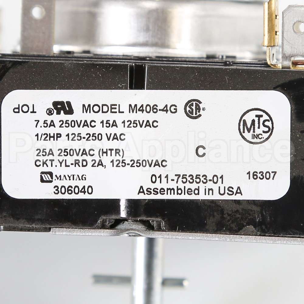 WP306040 Whirlpool Timer