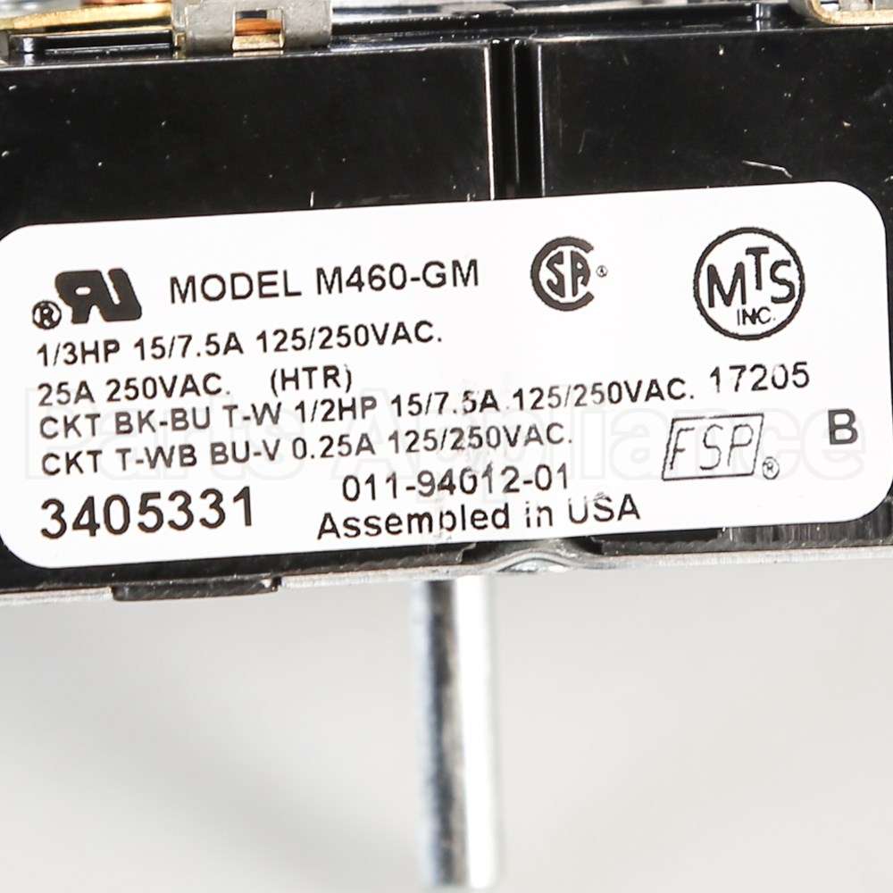 WP3405331 Whirlpool Timer