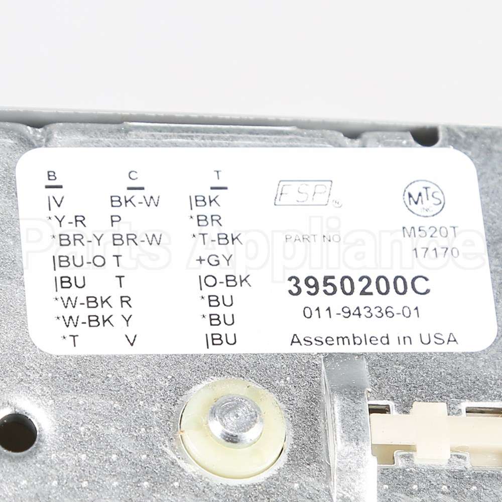 WP3950200 Whirlpool Timer