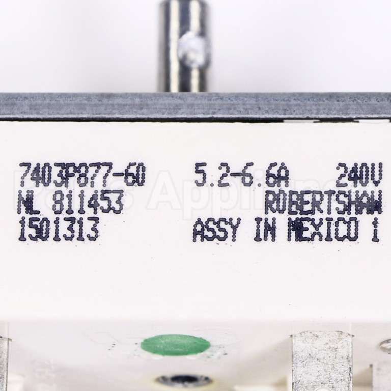 WP74008940 Whirlpool Switch- In