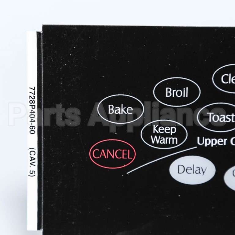 WP74009994 Whirlpool Overlay- H