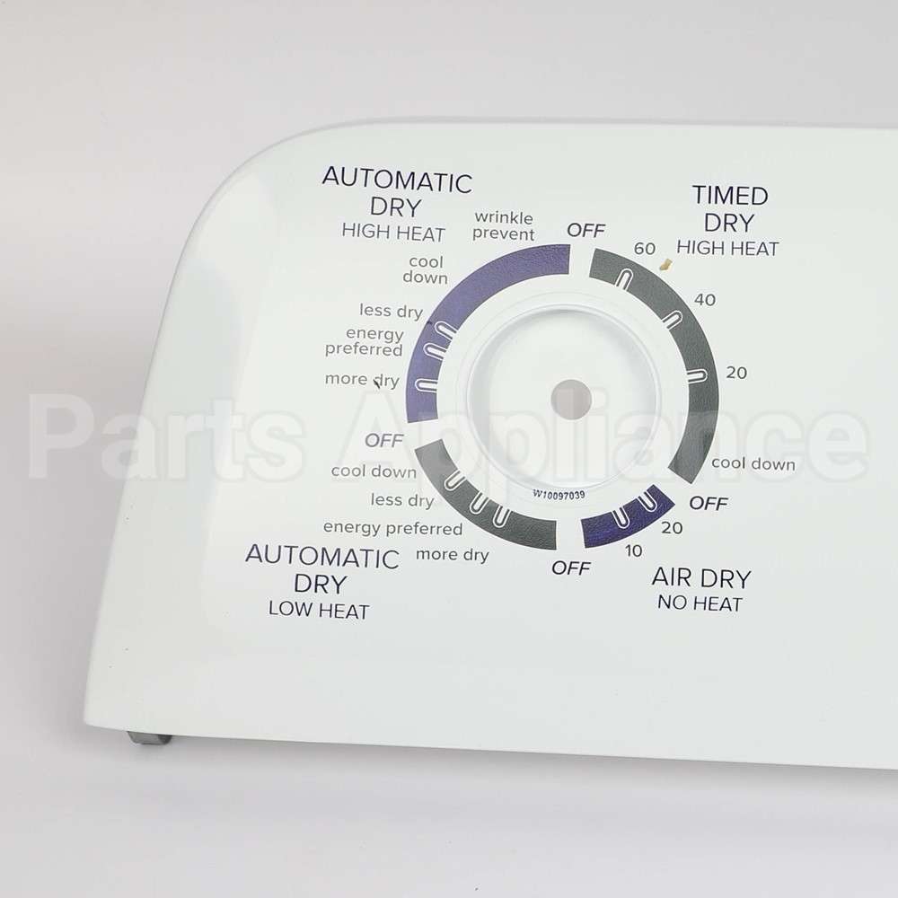 WPW10097039 Whirlpool Panel-Cntl