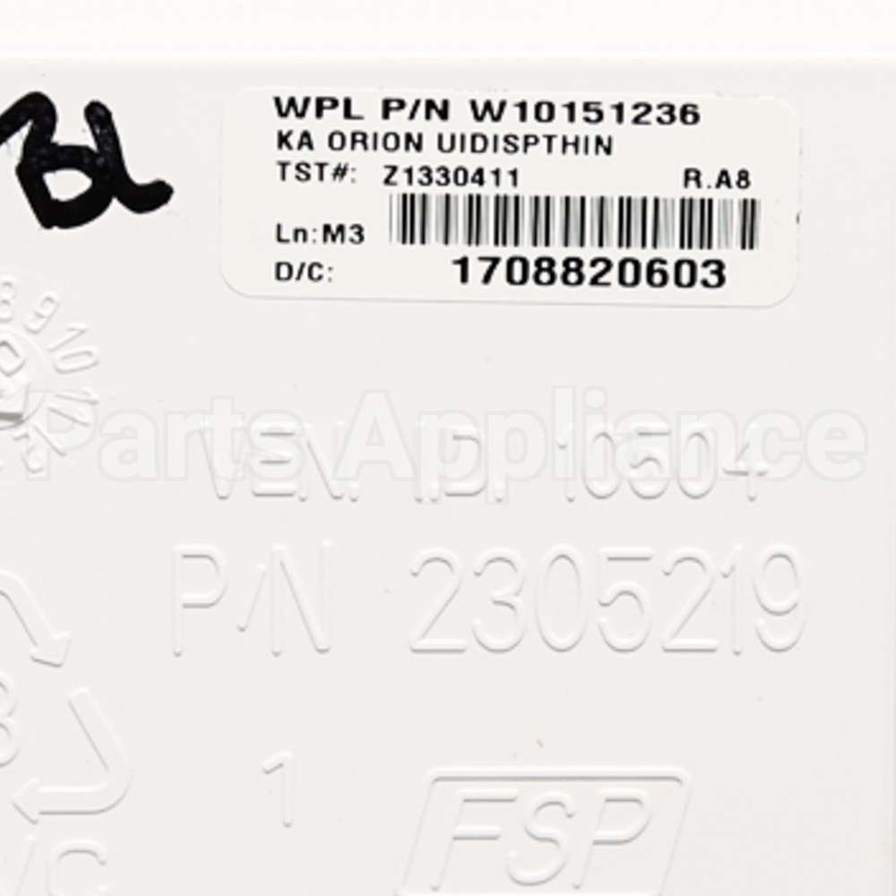 WPW10151236 Whirlpool Cntrl-Elec