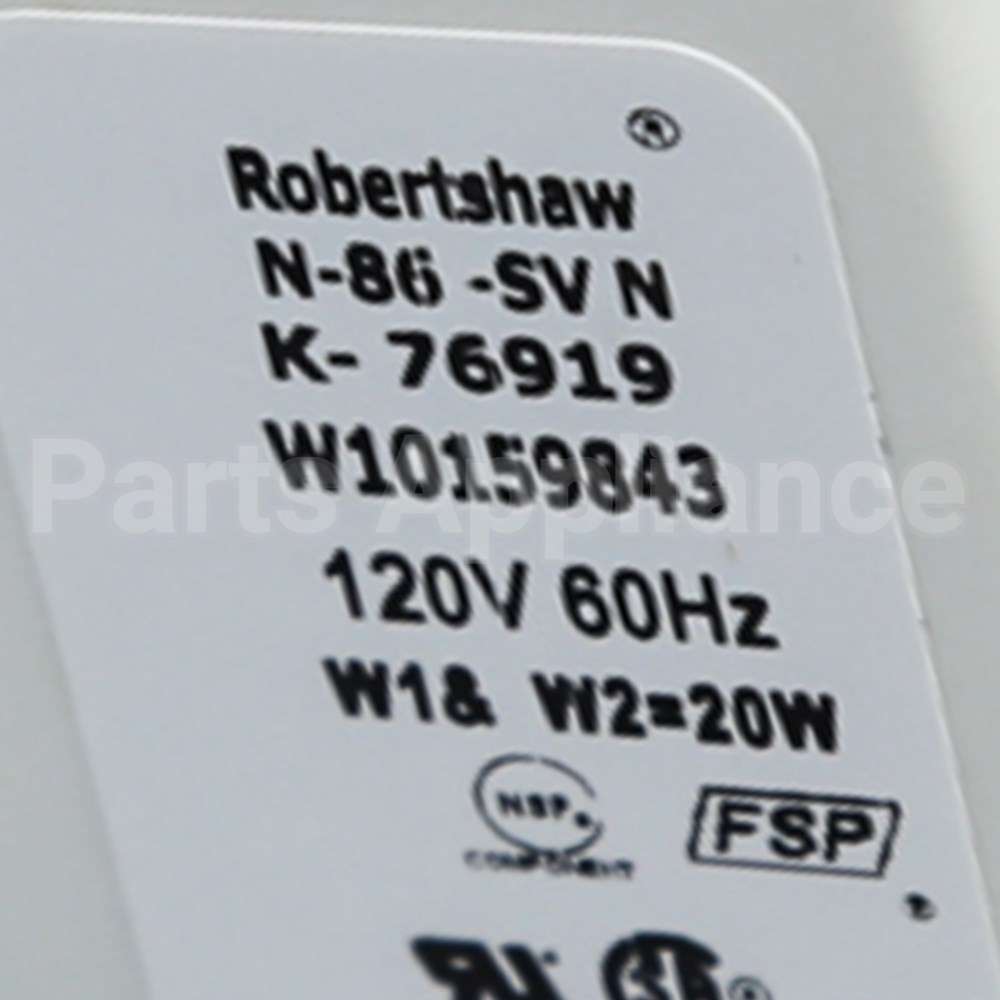 WPW10159843 Whirlpool Valve-Inlt