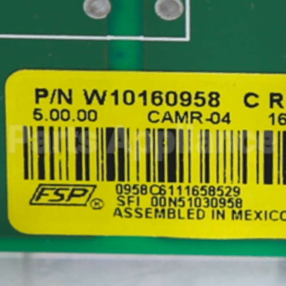 WPW10160958 Whirlpool Cntrl-Elec