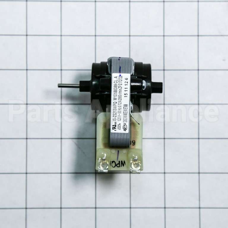 WPW10188389 Whirlpool Fan Motor S.s. 120V Vietnam (Cov.plast)